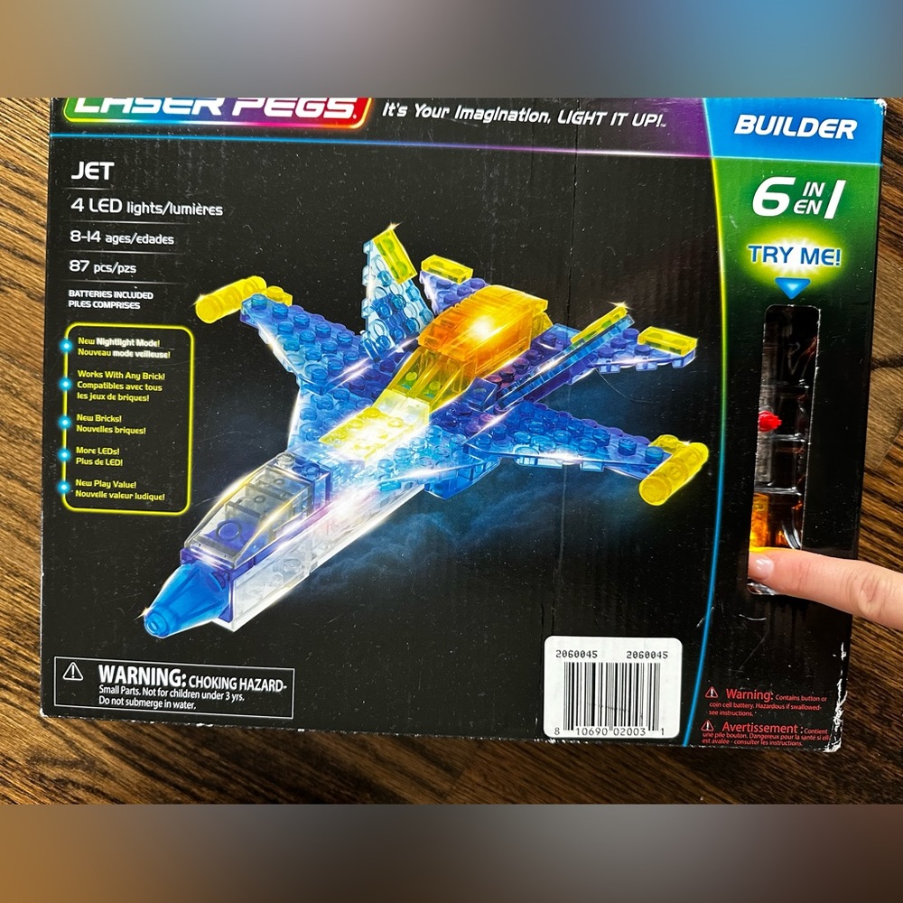 Laser Pegs * Jet * Brand New